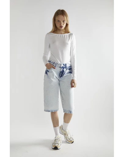 Glamorous - Long Length denim shorts