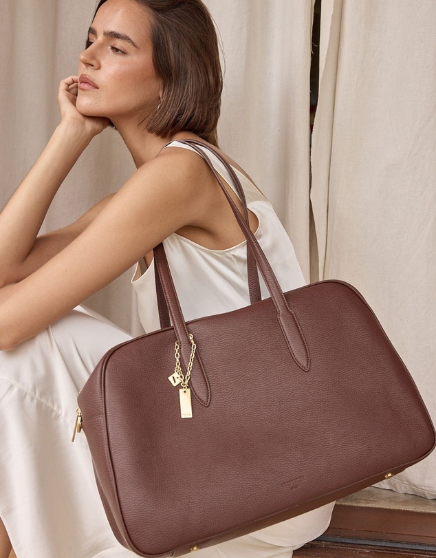 VESTIRSI - Vera Mahogany Large Bowler Bag