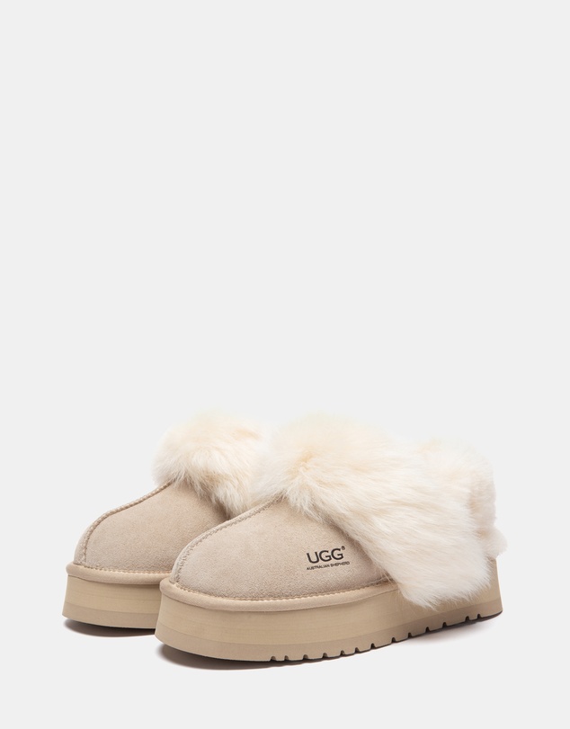 EVERAU - Australian Shepherd Ugg Nordell Cow Suede Upper House Shoes