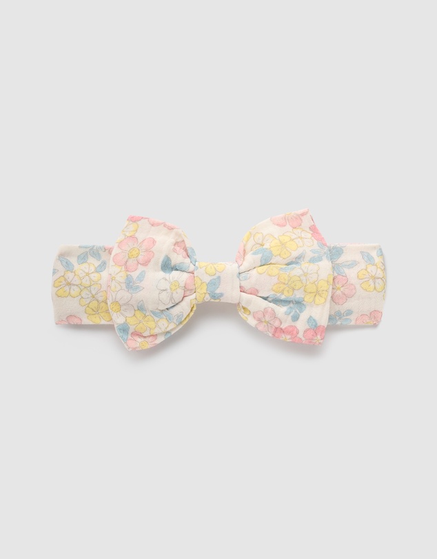 Purebaby - Bow Headband-Kids-Babies