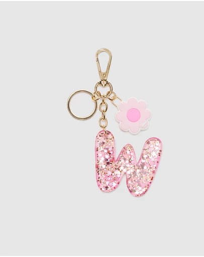 Seed Heritage - Pink Stripe Initial Keyring