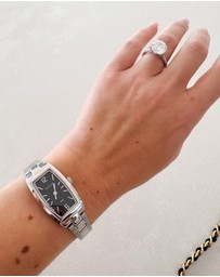 Maxum - Fanta Re-Issue - Silver Tone Case, Black Dial & Silver Tone Bracelet