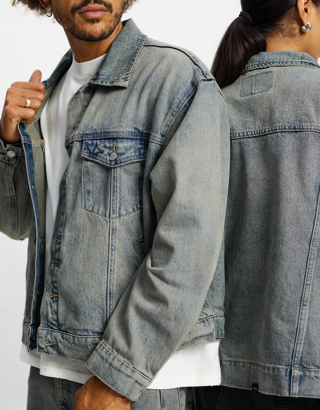 Thrills - Oversized Wander Denim Jacket - ICONIC EXCLUSIVE