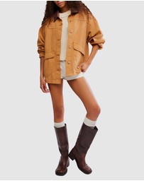 Free People - Lemon Denim Jacket