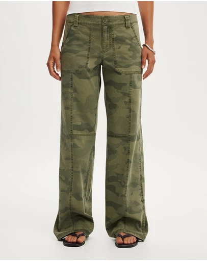 Cotton On - Lexi Low Rise Utility Pant