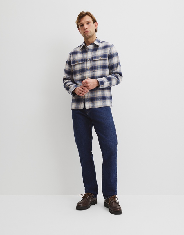 Country Road - Cotton Flannel Check Overshirt