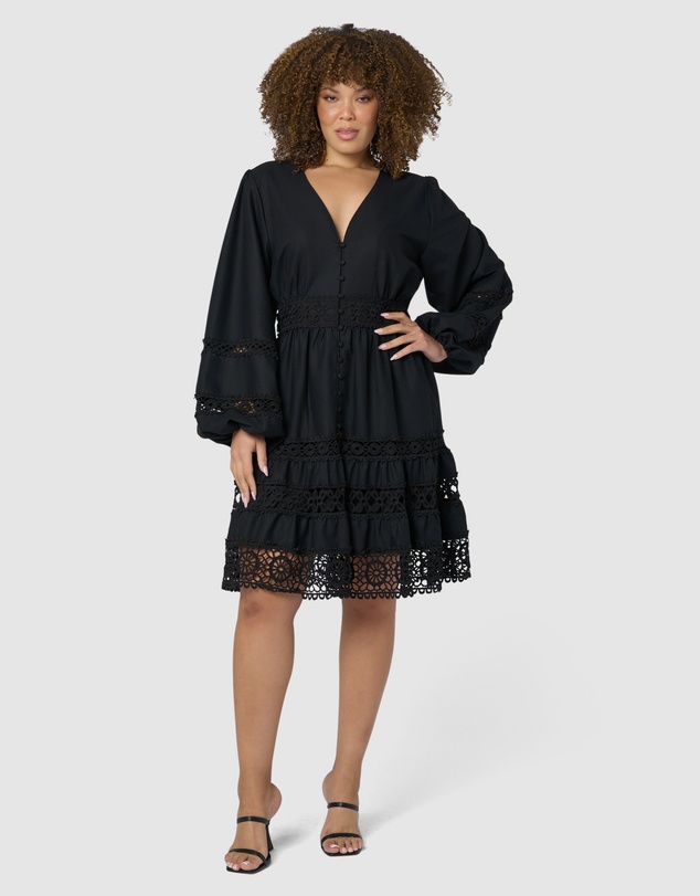Something 4 Olivia - Zaliah Lace Mini Dress