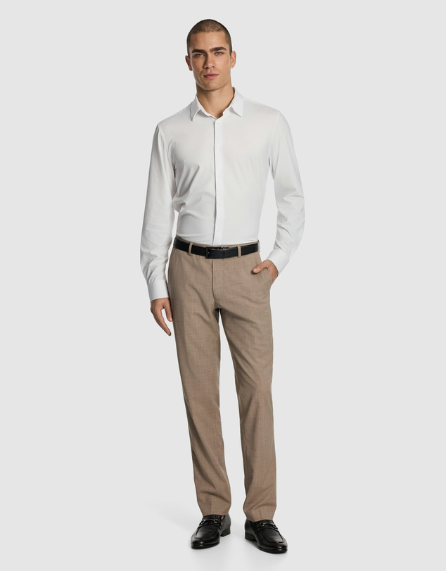yd. - Pulse Slim Hyper Stretch Dress Shirt