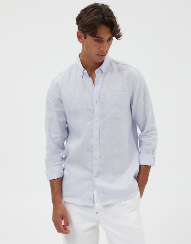 AERE - Linen Oxford Shirt