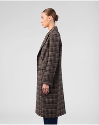 MVN - Plaid Long Coat