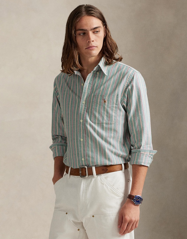 Polo Ralph Lauren - ICONIC EXCLUSIVE - Custom Fit Striped Oxford Shirt