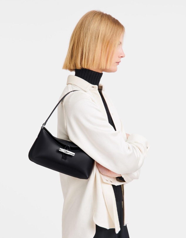 Longchamp - Le Roseau Leather Hobo Bag - Small