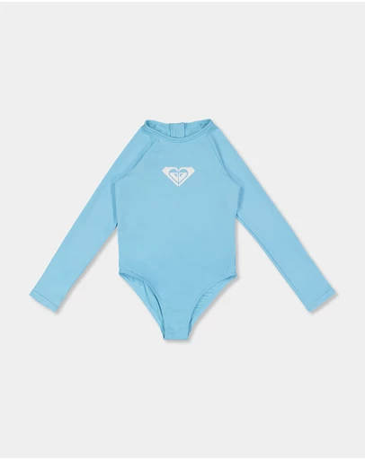 Roxy - Girls 2 to 7 Tiny Tides Long Sleeve One Piece Swimsuit