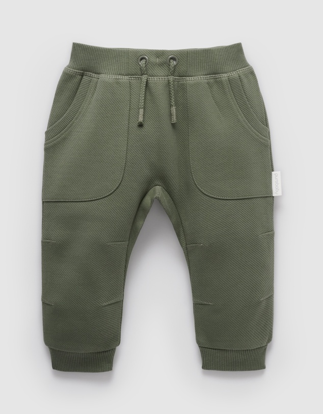 Purebaby - Slouchy Track Pant -Kids-Babies