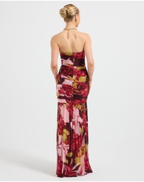 Pasduchas - Faye Strapless Maxi Blur Dress
