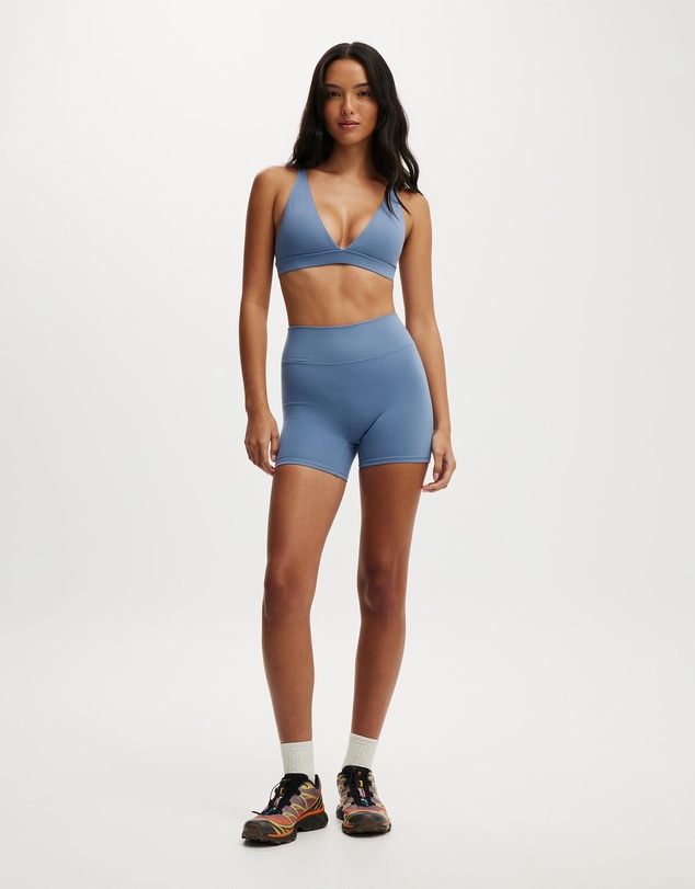 Cotton On Body Active - Ultra Soft Deep Plunge Cross Back Crop