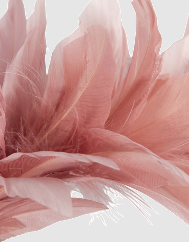 Max Alexander - Modern Dusty Pink Racing Fascinator