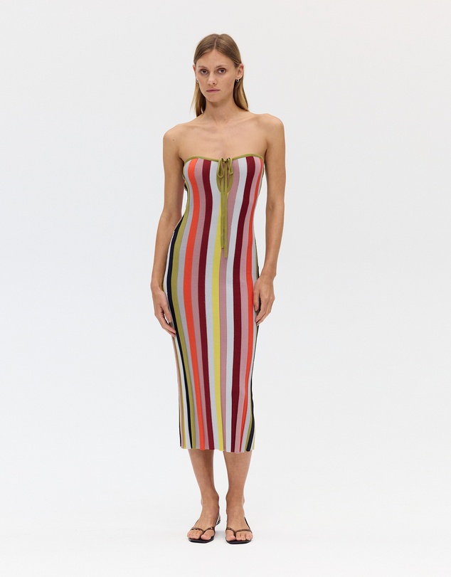 Third Form - Rhythm Knit Strapless Midi