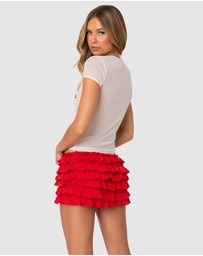 EDIKTED - Aloha Sheer Mesh T Shirt