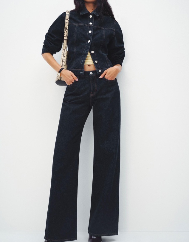 Reformation - Cary Low Rise Slouchy Wide Leg Jeans
