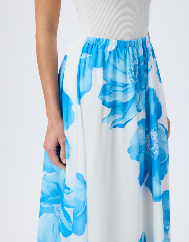 Tussah - Valentina Floral Print Georgette Maxi Skirt