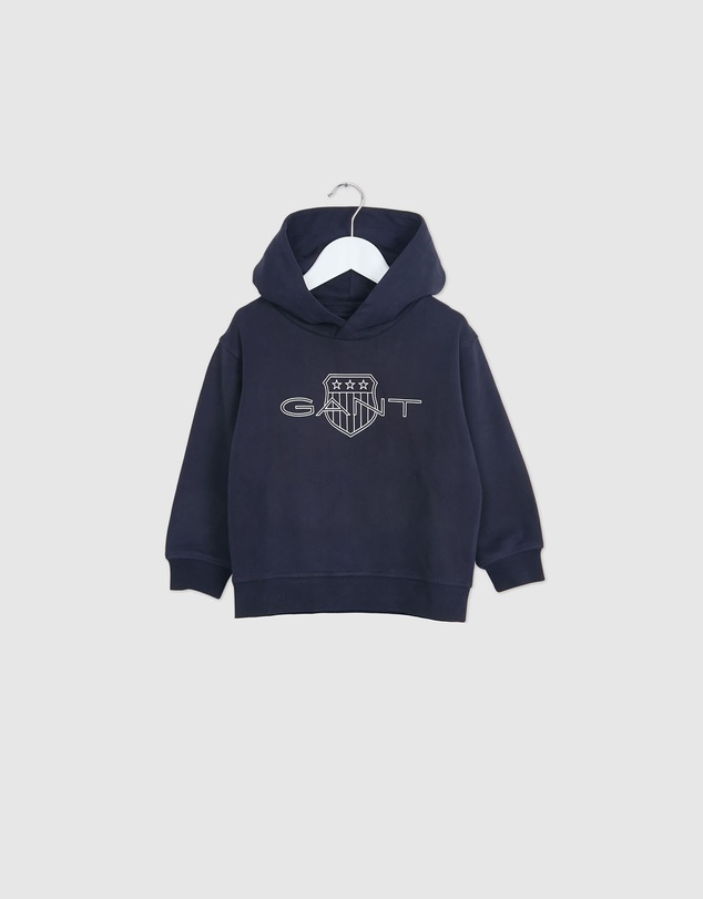 Gant - Kids Contrast Shield Hoodie