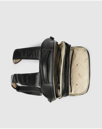Republic of Florence - The Belfast Matt Black Laptop Backpack