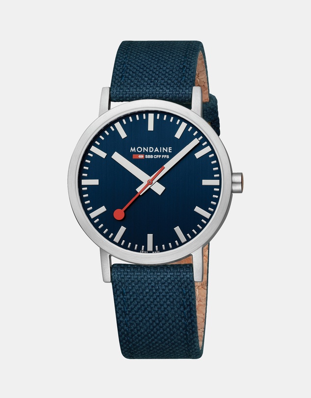 Mondaine - Mondaine Official Swiss Railways Classic Deep Blue Watch
