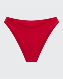 Vacay Swimwear - Positano Bottom Cincinnati Red