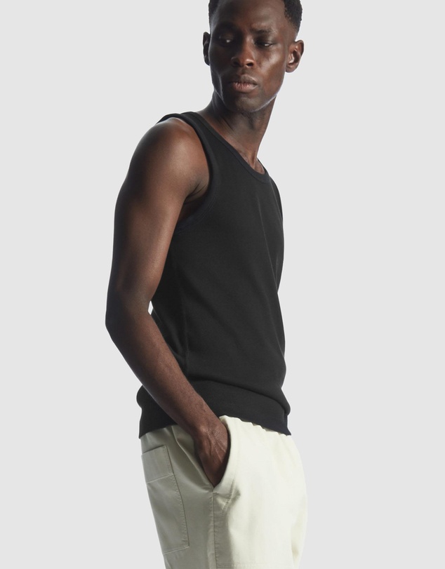 COS - Slim Ribbed Cotton Tank Top