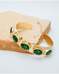 Meshca - Cosmos Emerald Cuff