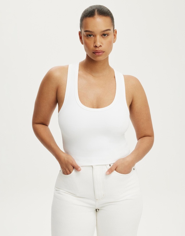 Cotton On - Hold Me Scoop Neck Racerback Tank