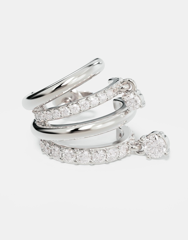 By Charlotte - With Every Breath Illusion Hoops