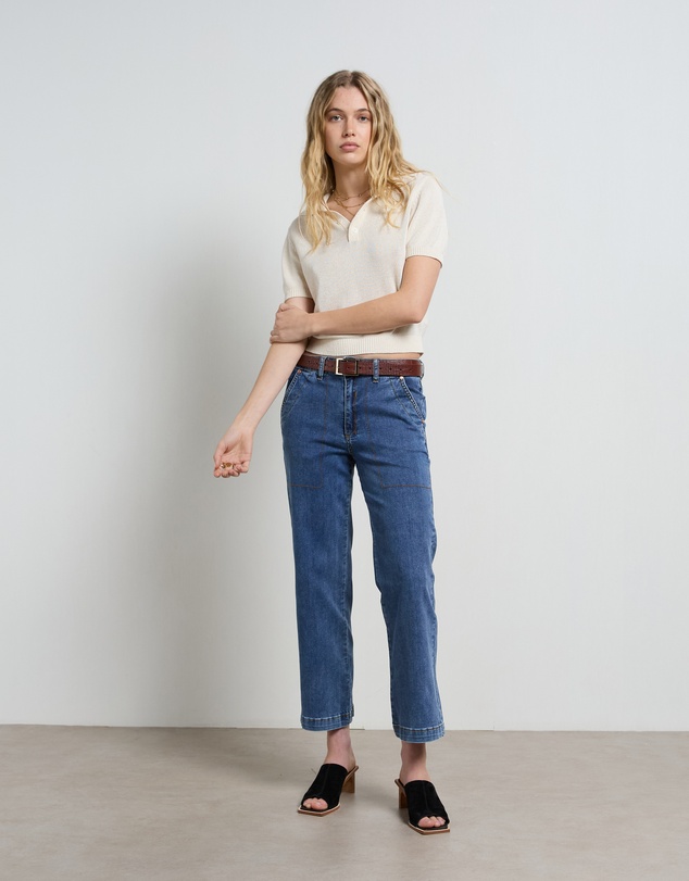 DRICOPER DENIM - Cody Kick Flare Mid Classic Trousers