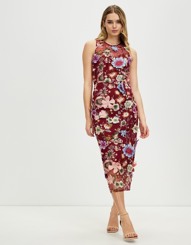 Romance by Honey and Beau - Wild Flower Midi Dress