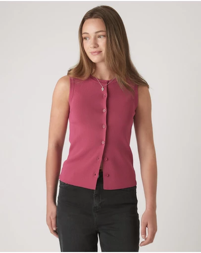 Decjuba Kids - Molly Knit Vest - Teens