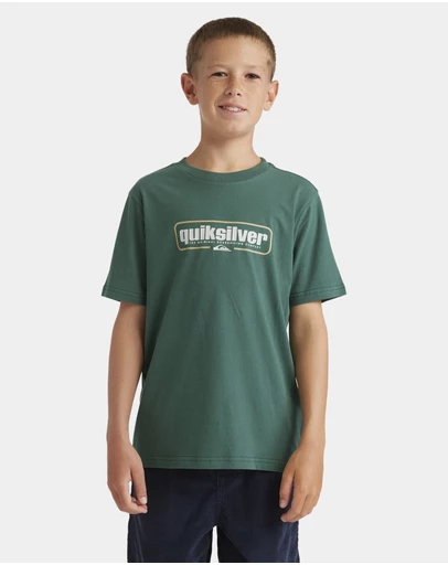 Quiksilver - Boys 8 to 16 Retro Box T-Shirt