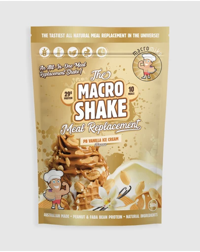 Macro Mike - The Macro Shake Meal Replacement PB Vanilla Ice Cream