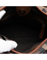 Pre-Loved by Azura Reborn - Pre-Loved Smoke Check Coated Canvas Northfield Satchel