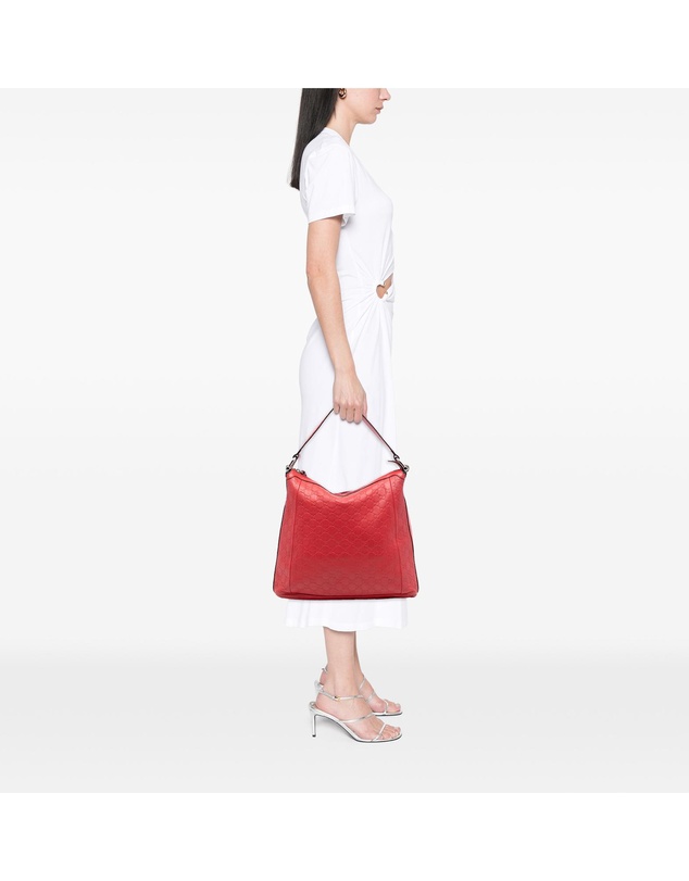 Pre-Loved by Azura Reborn - Pre-Loved Guccissima Bamboo D Ring Hobo