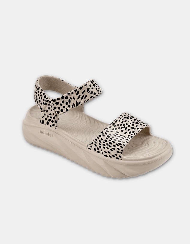 Holster - Cloudsafari EVA Wedge Sandals - Sand Cheetah - Womens
