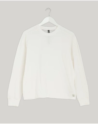 Revibe - Repaired Vuori LS Heavyweight Cotton Tee - AU 6