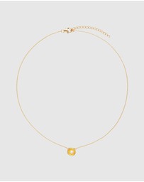 Najo - Capri Yellow Gold and Pearl Necklace