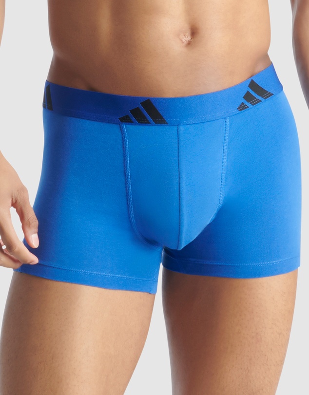 adidas Sportswear - 3 Pack Active Flex Cotton Trunk Underwear