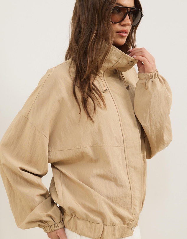 Atmos&Here - Elsie Lightweight Funnel Neck Track Jacket