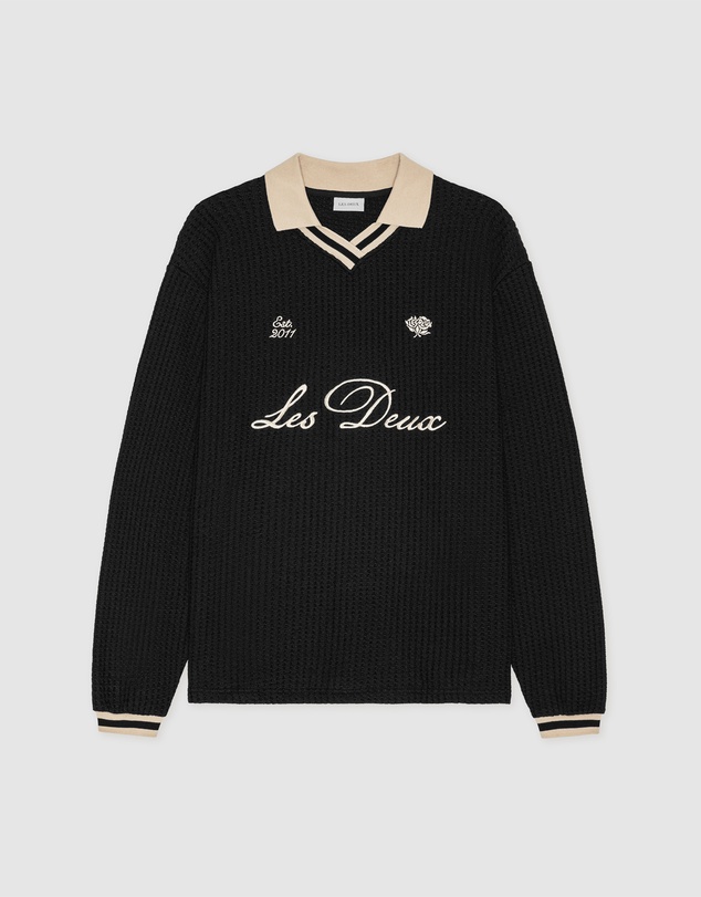 Les Deux - Waffle LS Football Jersey