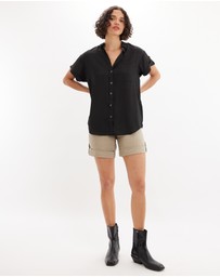 Amelius - Muriel Buttond Short Sleeve Shirt