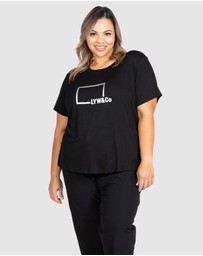 Love Your Wardrobe - LYW & Co Foil Print Tee