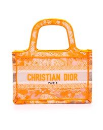 Pre-Loved by Azura Reborn - Pre-Loved Mini Canvas Embroidered Dioriviera Toile De Jouy Book Tote