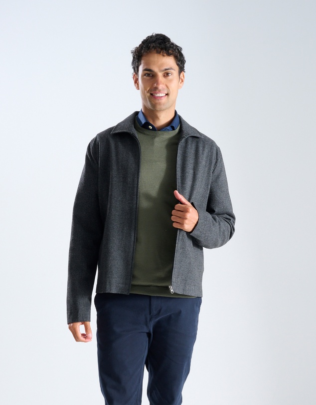 3 Wise Men - 3 Wise Men Rockwell Jacket Charcoal